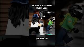 Lego MoistCr1TiKal “IT WAS A MISINPUT” shorts short [upl. by Hettie]