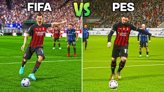 Zlatan Ibrahimovic Penalty  FIFA vs PES 20042023 [upl. by Ralyt]