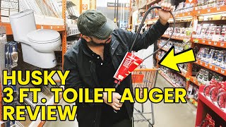 Husky 3 FT Toilet Auger Review [upl. by Otrepur666]