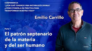 Emilio Carrillo en Valencia 2024 Parte 1 quotEl patrón septenario de la materia y del ser humanoquot [upl. by Diaz111]