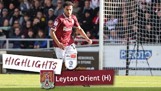 HIGHLIGHTS Northampton Town 1 Leyton Orient 0 [upl. by Ademla]