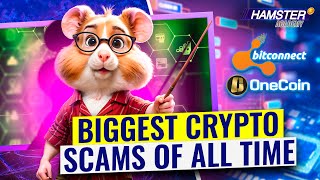 Hamster Academy The Truth About OneCoin amp BitConnect 🧩  Hamster Kombat [upl. by Yddet]