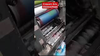 Printing Press machine printingideas shorts youtubeshorts viralyoutubeshorts crescentarts [upl. by Anirbac]