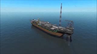 MODEC FPSO PSVM  Animation [upl. by Nylarej237]