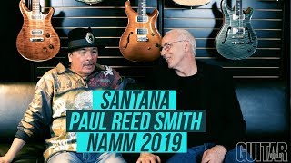 Santana and Paul Reed Smith at NAMM 2019 [upl. by Clevie491]