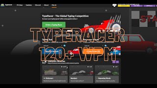 5 Typeracer races 120 WPM [upl. by Airtemak36]