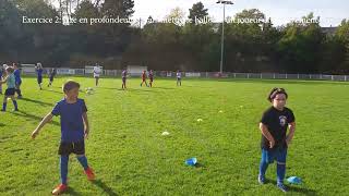 U10  3 exercices sur la passe au rugby  skills [upl. by Assiram331]