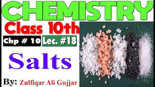 Salts  Chapter  10  Chemistry Class 10th  lec  18 [upl. by Benjie97]