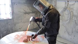 VIDEO Flammspritzen bei Oldtimer Restauration [upl. by Faxan]