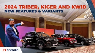 2024 Renault Triber Kiger amp Kwid  New Features Variants amp Colours Revealed [upl. by Lirpa497]