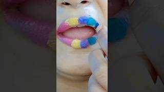 Viral 5 colour Lip 🩷💛💜💙Combo Hack to mix 👄 viralshort lipshorts [upl. by Spring]