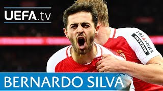 Bernardo Silva  Goals and highlights  Manchester City Monaco Portugal [upl. by Ahsinehs]