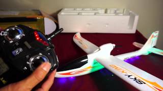 Unboxing WLtoys F959 3Channel Plane Glider [upl. by Aiveneg]