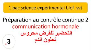 1 BSEF  contrôle 2  glycémie تحلون الدم 3 [upl. by Adnahsar]