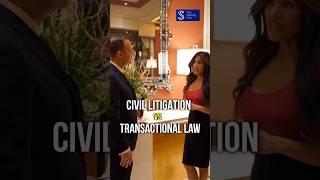 The Difference Between Civil Litigation amp Transactional Law lawyer [upl. by Yelsehc247]