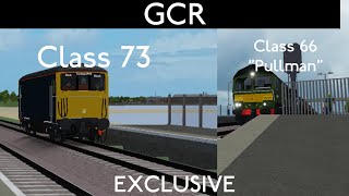 EXCLUSIVE GCR  Short trainspotting  Class 73 and Class 66 quotPullmanquot on action [upl. by Annoif]