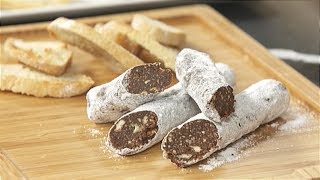 Receta trampantojo Fuet de chocolate [upl. by Nolrev66]