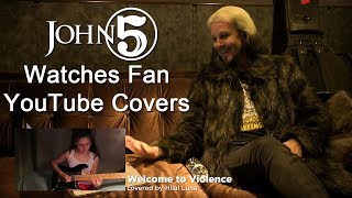 JOHN 5 Watches Fan YouTube Covers  MetalSucks [upl. by Janith]