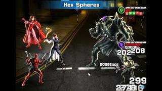 Marvel Avengers Alliance Deadpool vs Kurse oneshot [upl. by Elimac732]