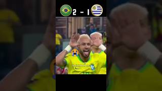 Brazil Vs Uruguay🔥2034 world cup emergency quarter finalhighlights shorts [upl. by Eiclud]