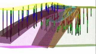 Brittle and ductile deformation modelled in 3D [upl. by Eadrahc741]