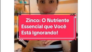 Zinco o nutriente essencial que você está ignorando melhores suplementos linkdabio nutrivolti [upl. by Mooney317]