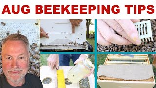 Beekeeping TIPS For The Month of AugustYou Can Do It [upl. by Jamie216]