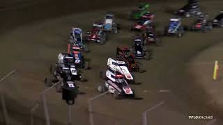 HIGHLIGHTS USAC Western States Midgets  Merced Speedway  4232022 [upl. by Sorel999]