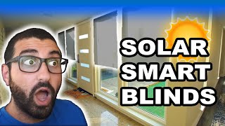 Smart Solar Blinds Installation  Electric Motorized Blinds from BlindsGalore [upl. by Downing]