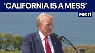 Trump speaks during visit to LA FULL SPEECH [upl. by Asiaj]