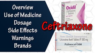 Ceftriaxone  Overview  Use of Medicine  Dosage  Side Effects  Warnings  AI Medical School [upl. by Domeniga]