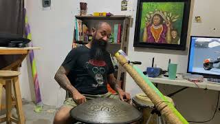 Un par de pedazos de ensayo de madrugada con el didgeridoo [upl. by Sitof]