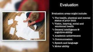 Special Education Referral Evaluation and the IEP Part 2 of 4 [upl. by Carmine]