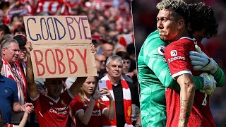 Roberto Firmino Emotional Farewell From Liverpool Players amp Fans [upl. by Neumark317]