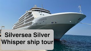 Silversea Silver Whisper Ship Tour [upl. by Martie]