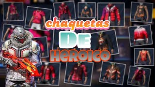 todas las chaquetas de heroico de todas las temporadas 😱😱 [upl. by Ahseenat502]