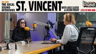 St Vincent Interview with Julie Slater amp Jason Friday on 885FM The SoCal Sound [upl. by Bethina680]