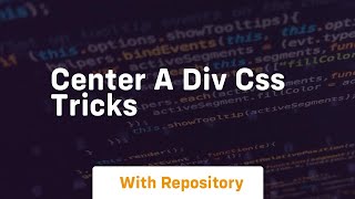 center a div css tricks [upl. by Nylecaj]