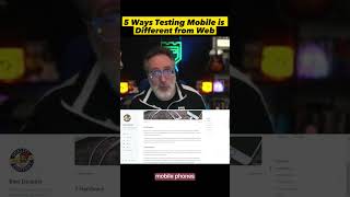 📱 Mobile Testing vs Web Testing Different Challenges [upl. by Hamilton599]