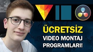 EN İYİ 3 ÜCRETSİZ VİDEO MONTAJ PROGRAMI  VİDEO EDİT PROGRAMLARI [upl. by Marjana342]