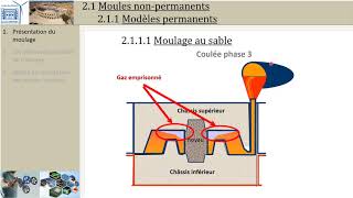 Fonderie  2 Moules non permanents avec modèles permanents PTSI [upl. by Bordiuk]