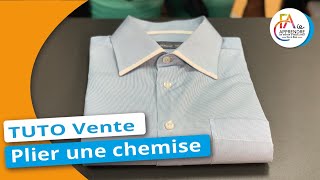 Tuto Vente 🛍 Plier une chemise parfaitement 👔 [upl. by Carmena]