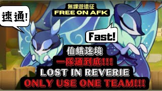 【F2P】仙蛾迷境，獸靈現身，一隊速通到底 Lost in Reverie Beast Entrance ONLY USE ONE TEAM AFK Arena [upl. by Anawyt112]