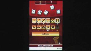 Yahtzee Adventures iPhone Gameplay Video Review  AppSpycom [upl. by Sema]