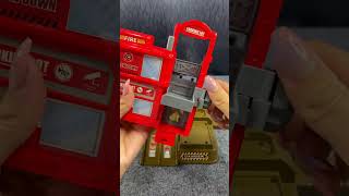 Satisfying with Unboxing amp Review Fire Fighting Parking Lot Playset  ASMR Toys [upl. by Rooney]