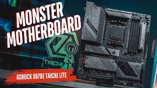 Monster Motherboards  Asrock X870E Taichi Lite Overview [upl. by Maryrose]