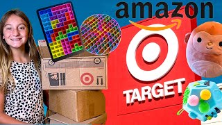 FIDGET SHOPPING ONLINE from TARGET amp AMAZON [upl. by Acinelav64]