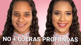 OJERAS OSCURAS Así debes cubrirlas tutorial paso a paso con correctores super baratos [upl. by Tanya]