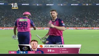 Gone Jos Buttler out Hardik pandya bowled a winning spell tonight  Jos Buttler wicket [upl. by Hpeosj]