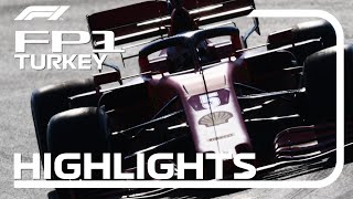 2020 Turkish Grand Prix FP1 Highlights [upl. by Annairdna]